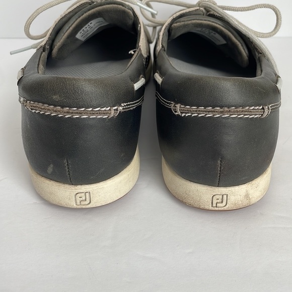 FootJoy Men’s Contour 54348 Senior Golf Shoes Blue/Cream 10.5 main image 7